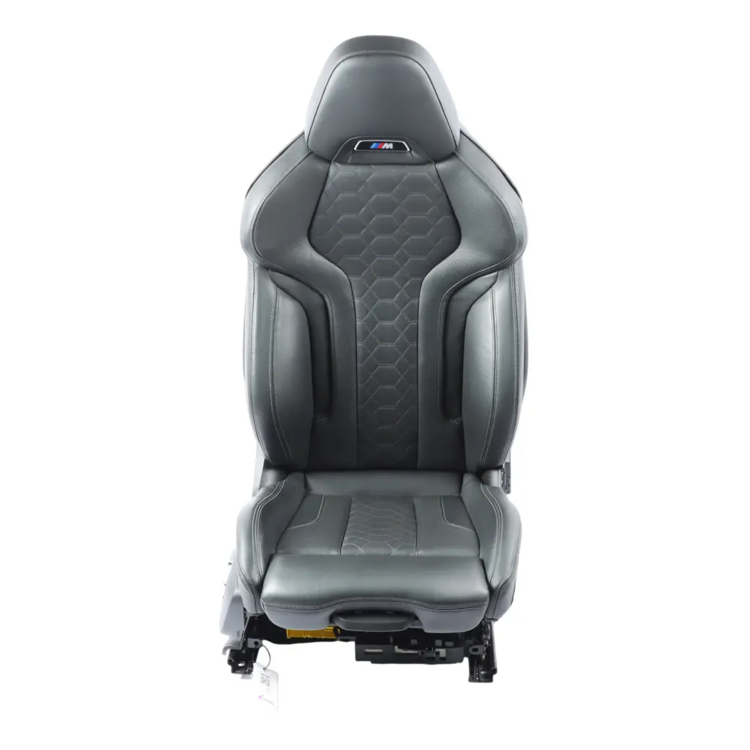 Front Right O/S Interior Heated Leather Merino Black to BMW X4 M F98 Sport Seat with Part number 8067169 BMW X4 M F98 Sport Seat Front Right O/S Interior Heated Leather Merino Black - SKU 8067169 - Part number 8067169