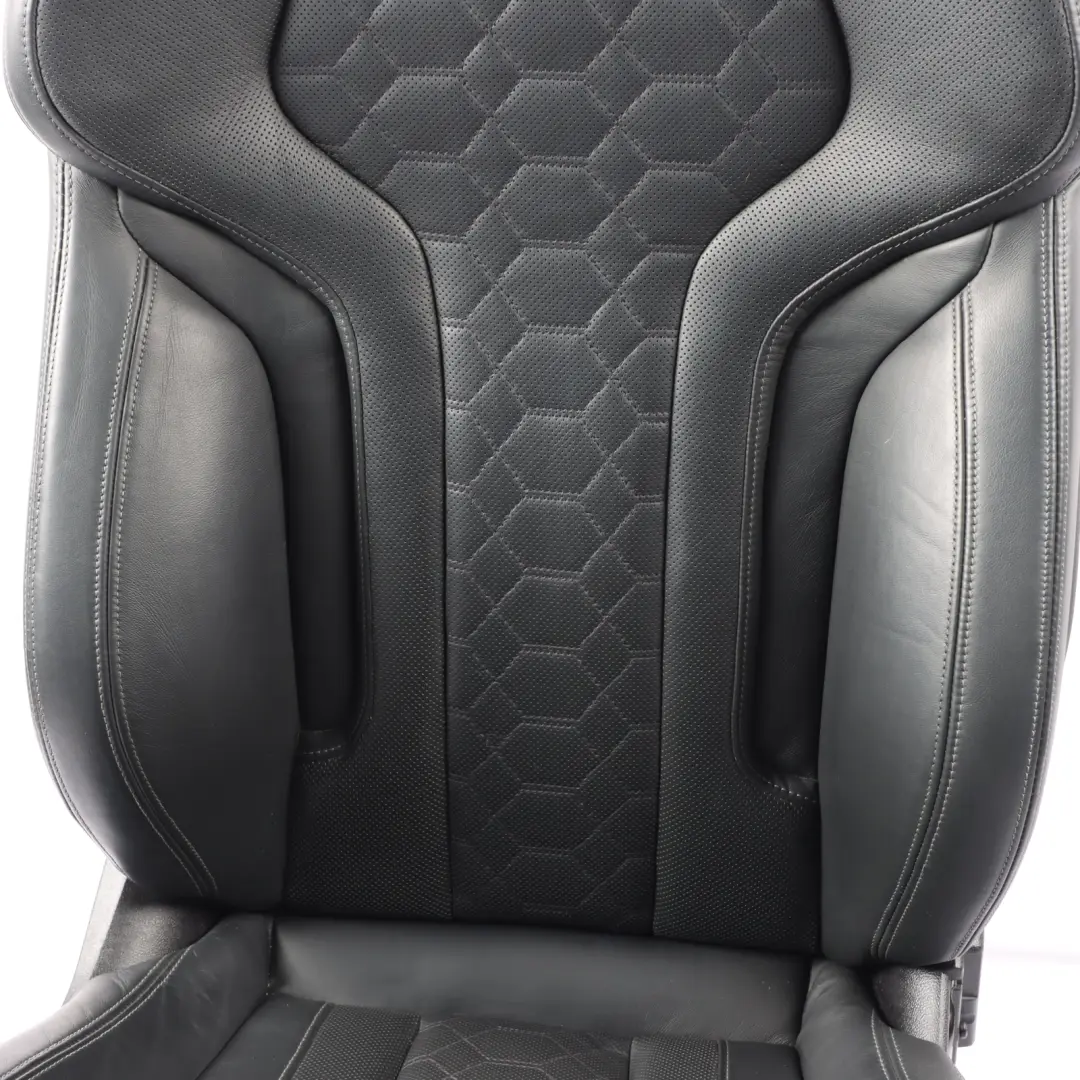 Front Right O/S Interior Heated Leather Merino Black to BMW X4 M F98 Sport Seat with Part number 8067169 BMW X4 M F98 Sport Seat Front Right O/S Interior Heated Leather Merino Black - SKU 8067169 - Part number 8067169