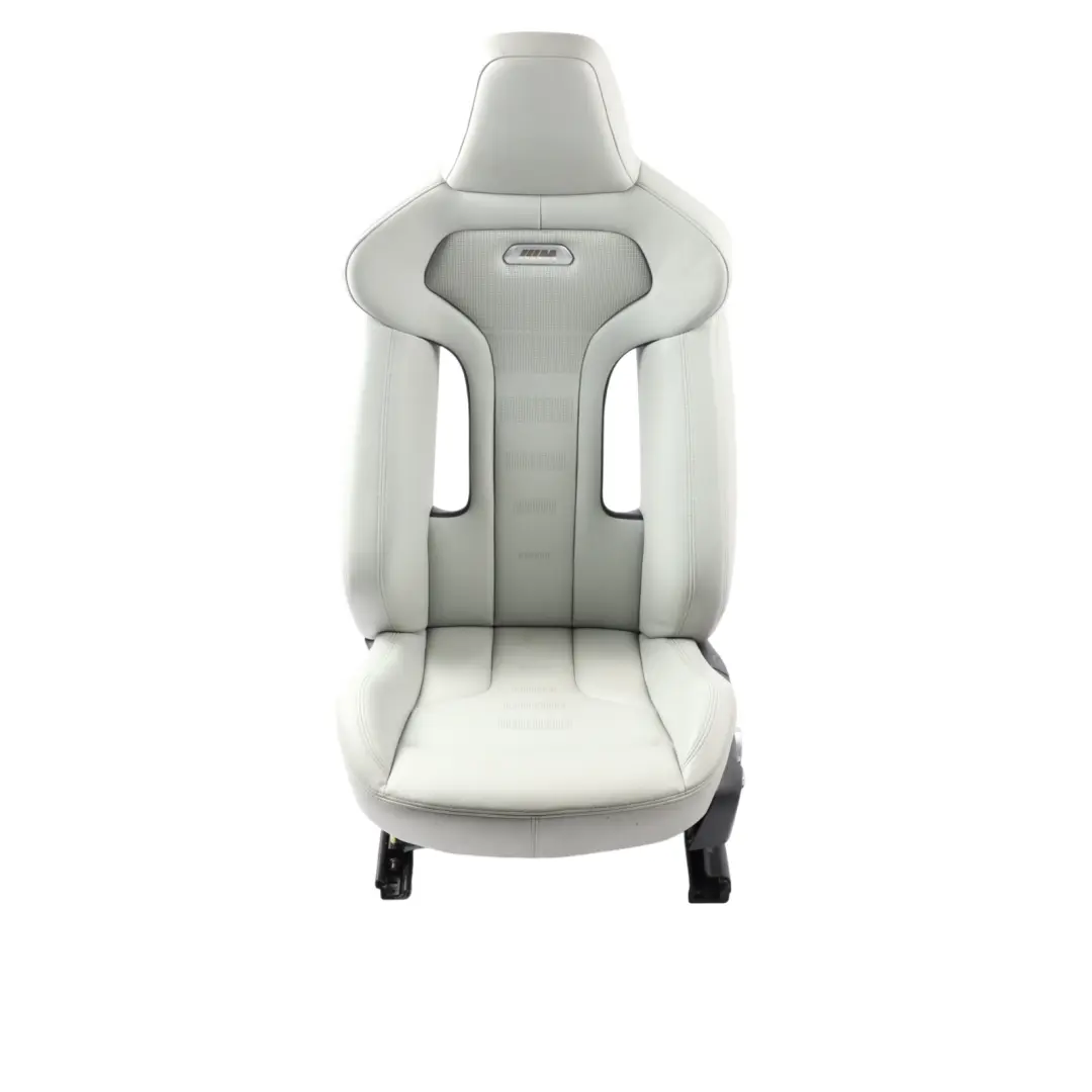 Front Left N/S Heated Memory Leather Merino Silverstone to BMW F82 M4 Seat with Part number 8069551 BMW F82 M4 Seat Front Left N/S Heated Memory Leather Merino Silverstone - SKU 8069551 - Part number 8069551