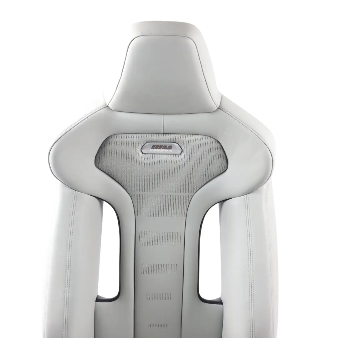 Front Left N/S Heated Memory Leather Merino Silverstone to BMW F82 M4 Seat with Part number 8069551 BMW F82 M4 Seat Front Left N/S Heated Memory Leather Merino Silverstone - SKU 8069551 - Part number 8069551