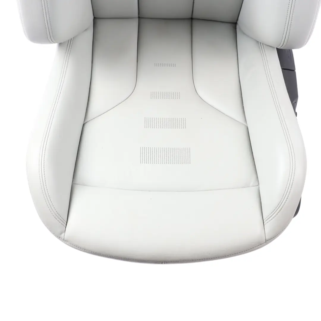 Front Left N/S Heated Memory Leather Merino Silverstone to BMW F82 M4 Seat with Part number 8069551 BMW F82 M4 Seat Front Left N/S Heated Memory Leather Merino Silverstone - SKU 8069551 - Part number 8069551
