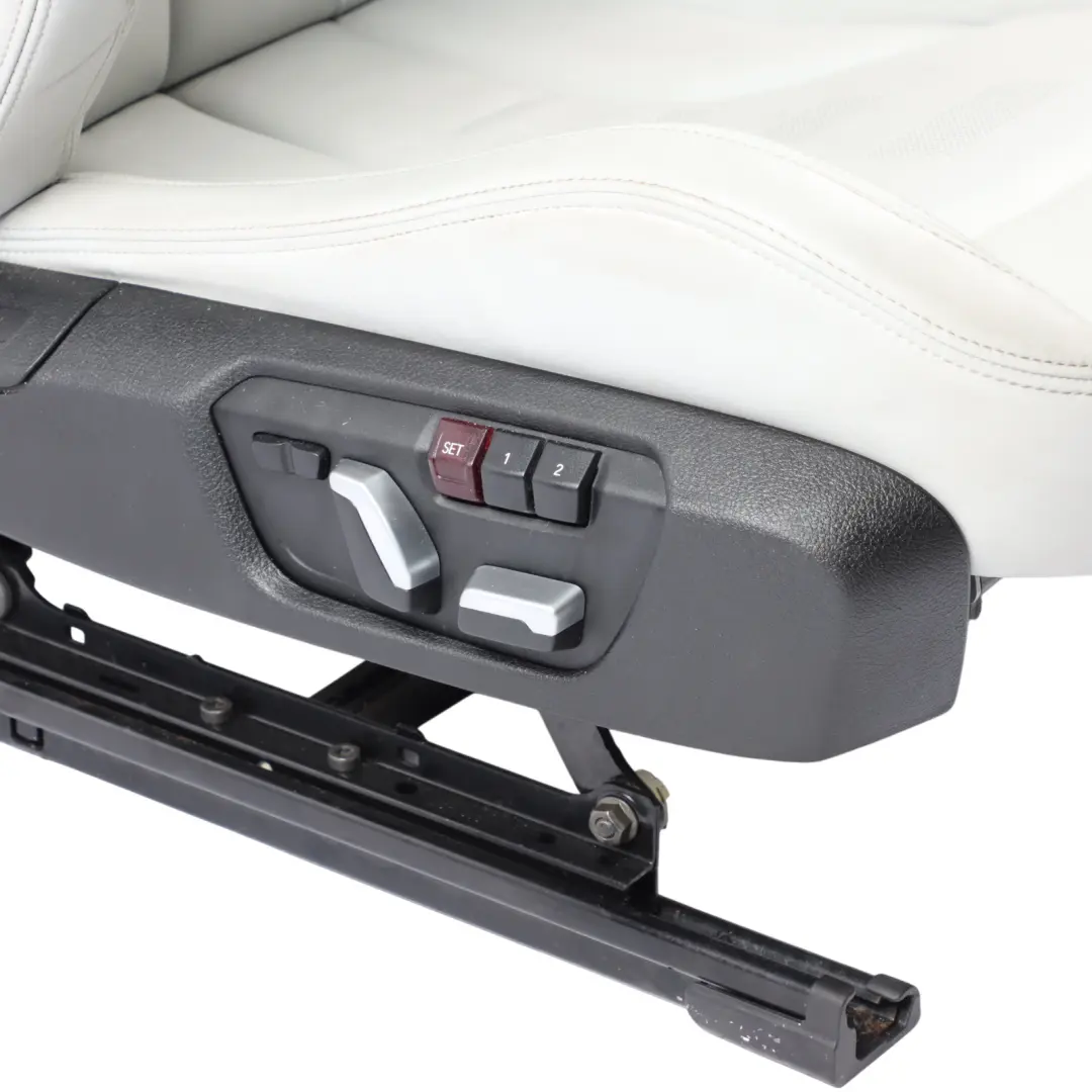 Front Right O/S Heated Memory Leather Merino Silverstone to BMW F82 M4 Seat with Part number 8069552 BMW F82 M4 Seat Front Right O/S Heated Memory Leather Merino Silverstone - SKU 8069552 - Part number 8069552