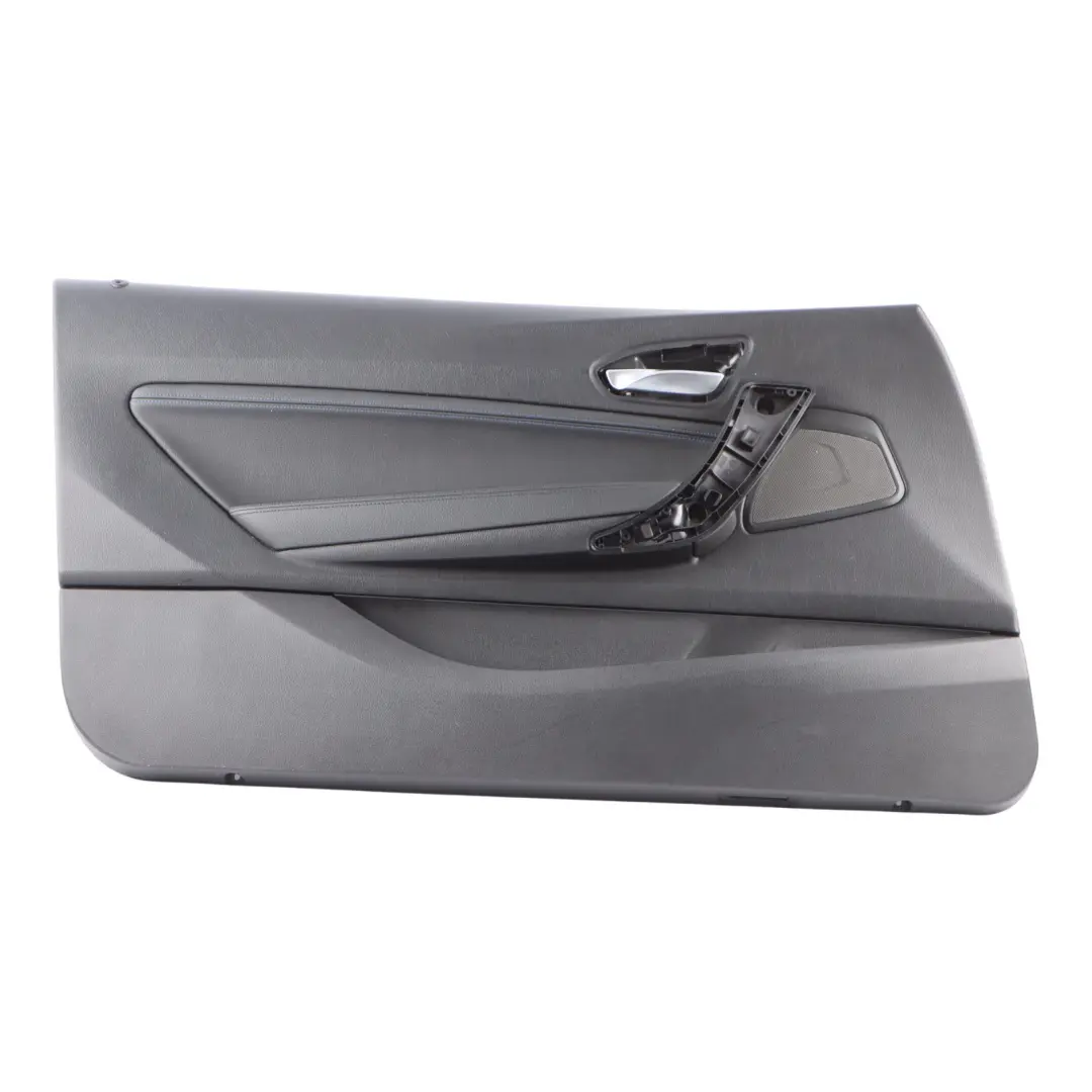 Door Card Front Left N/S Door Lining Panel Leather Black to BMW F22 with Part number 8070073 BMW F22 Door Card Front Left N/S Door Lining Panel Leather Black - SKU 8070073 - Part number 8070073