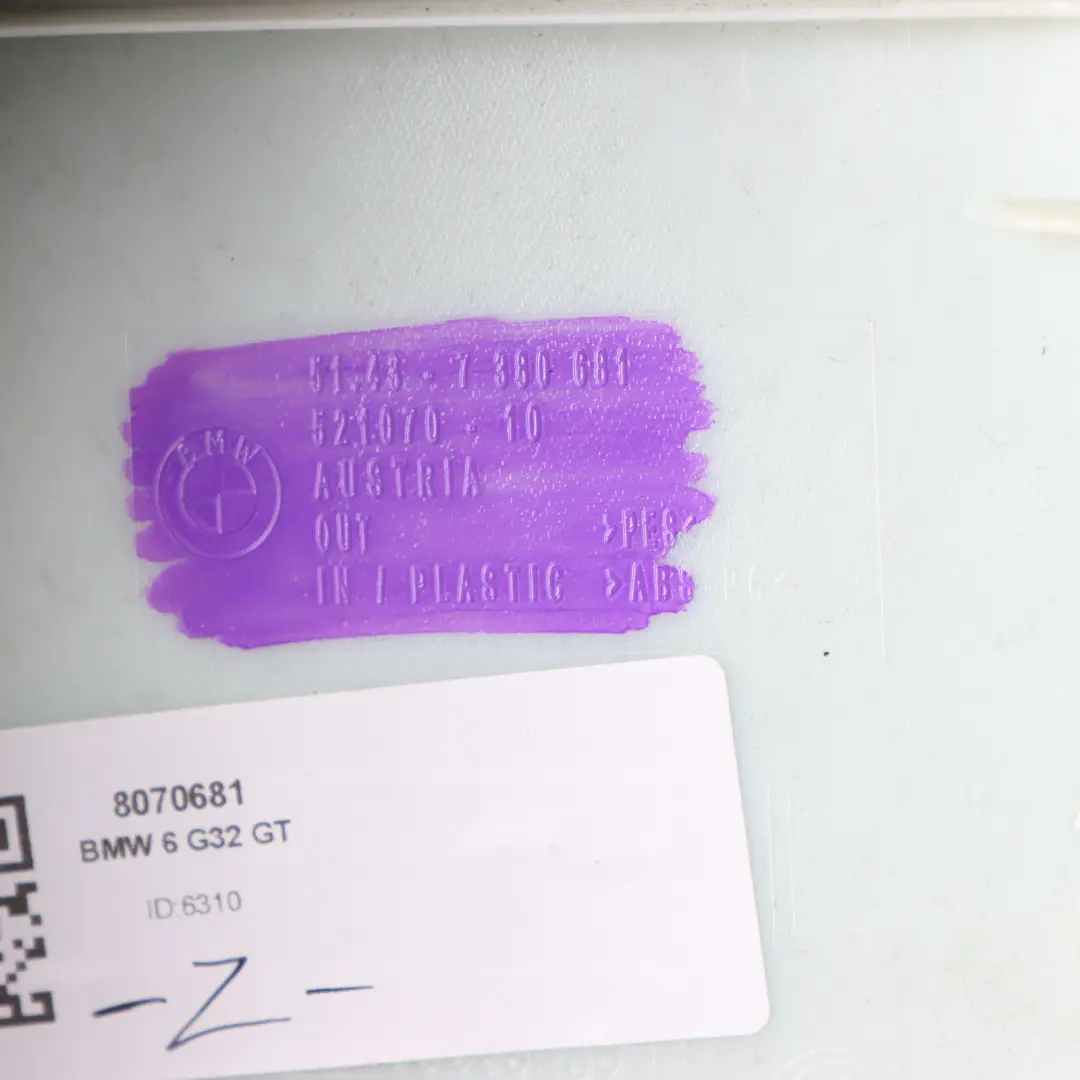 Osłona Słupka B Strona Lewa Górny Panel Antracyt do BMW G32 o numerze 8070681 BMW G32 Osłona Słupka B Strona Lewa Górny Panel Antracyt - SKU 8070681 - Numer Części 8070681