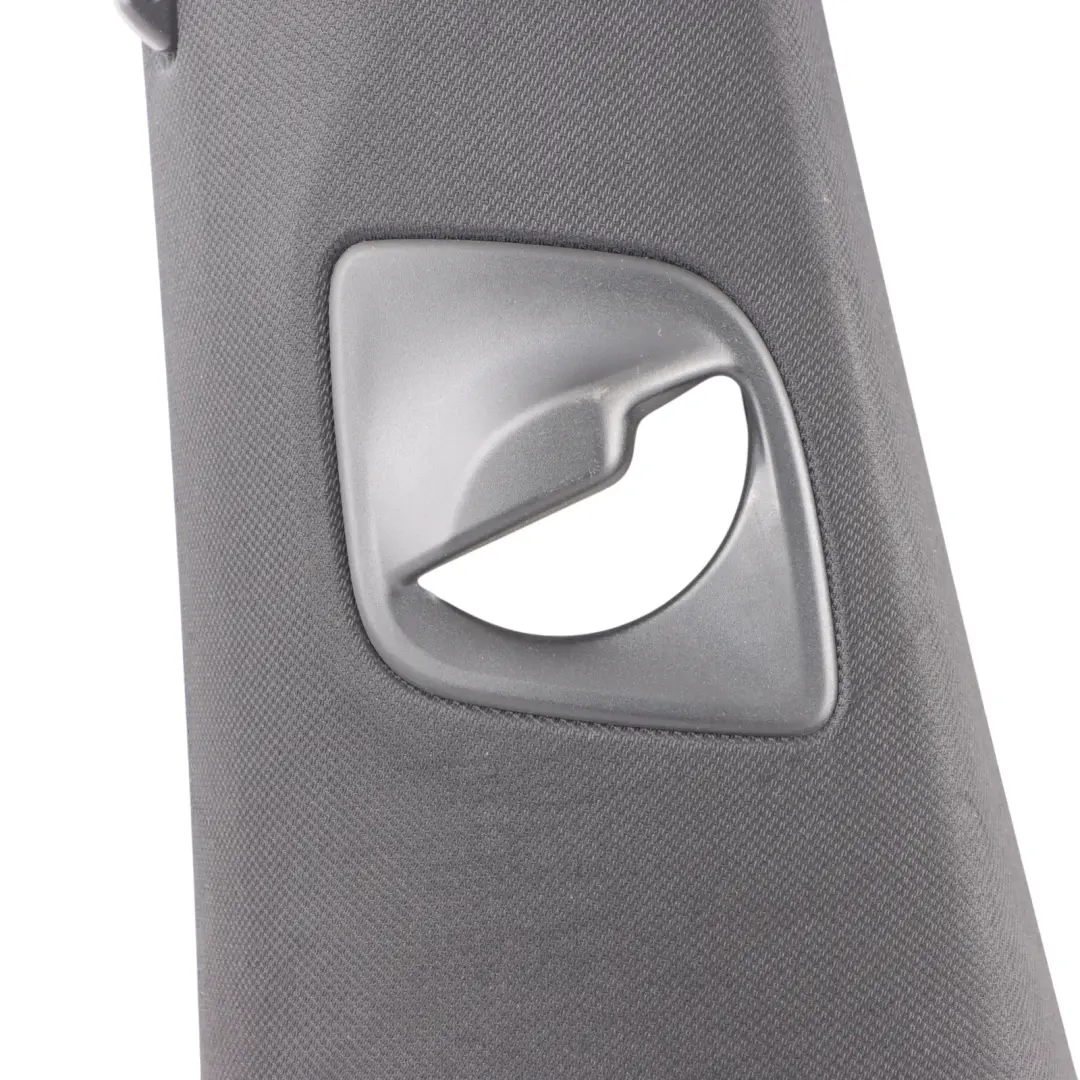 B-Pillar Cover Left Column Upper Trim Panel Anthracite para BMW G32 con número de pieza 8070681 BMW G32 B-Pillar Cover Left Column Upper Trim Panel Anthracite - SKU 8070681 - Número de pieza 8070681