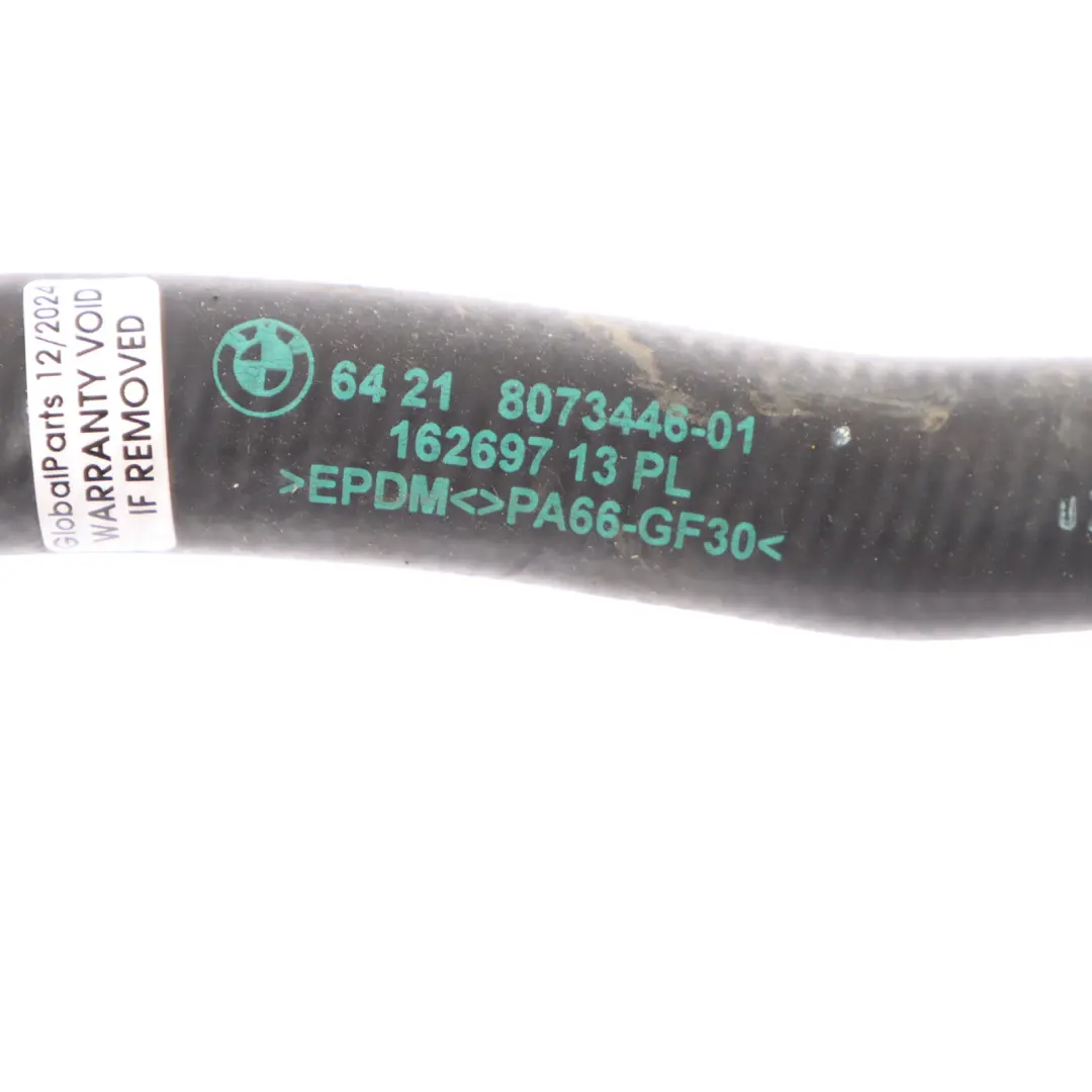 Coolant Water Hose BMW X3 F97 X4 F98 Expansion Tank Pipe Line to with Part number 8073446 Coolant Water Hose BMW X3 F97 X4 F98 Expansion Tank Pipe Line - SKU 8073446 - Part number 8073446