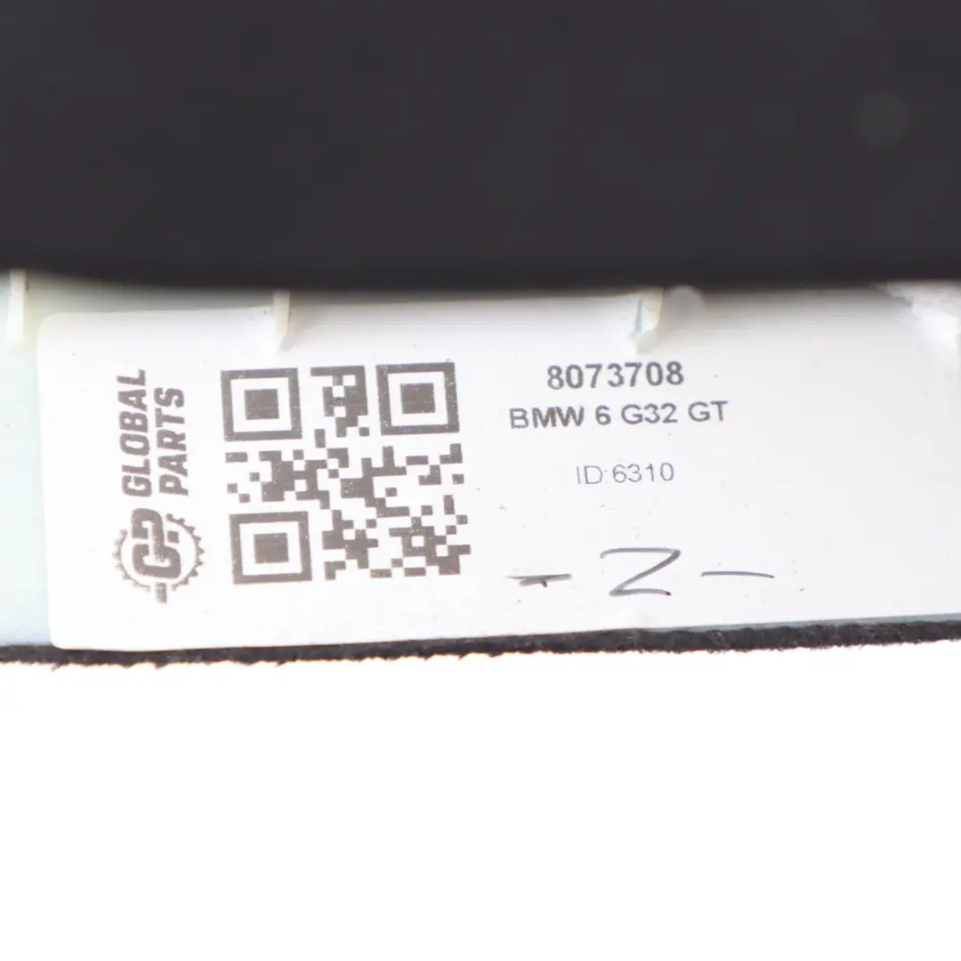 Słupek C Przedni Prawy Osłona Panelu Antracyt do BMW G32 GT o numerze 8073708 BMW G32 GT Słupek C Przedni Prawy Osłona Panelu Antracyt - SKU 8073708 - Numer Części 8073708