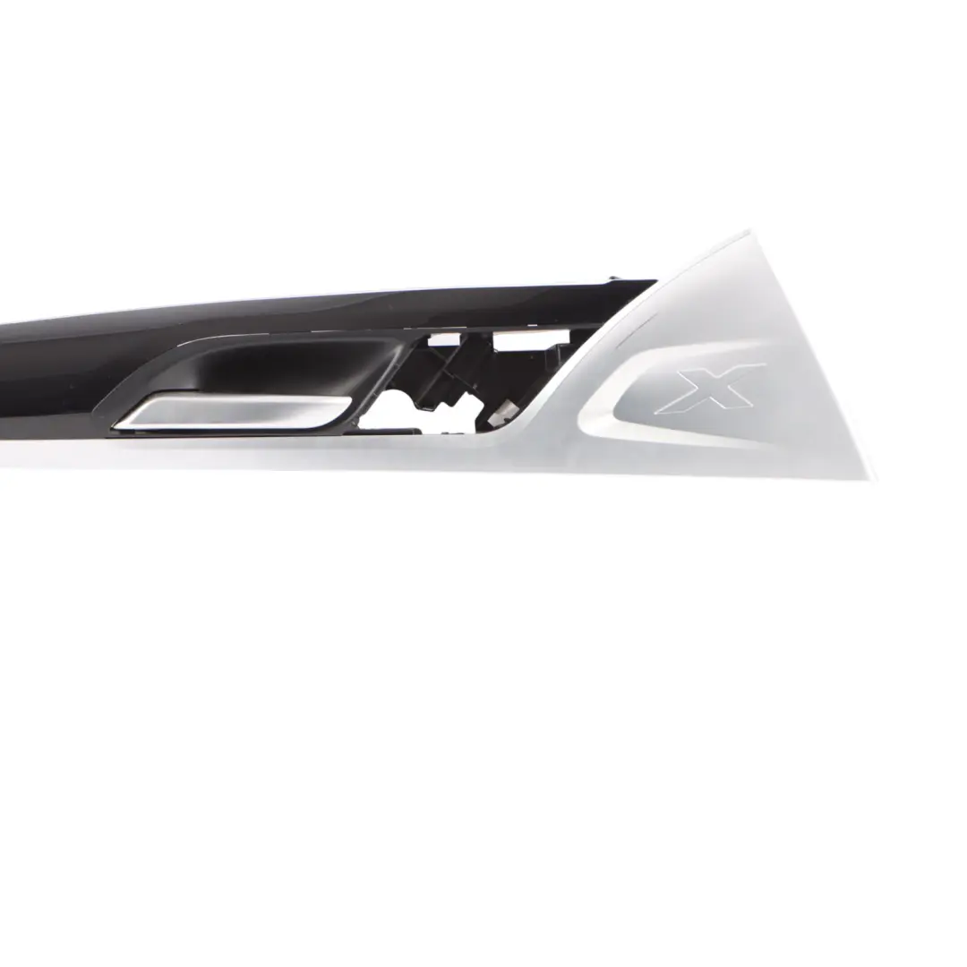 Door Card Strip Front Left N/S Moulding Trim Piano Lacquer Black to BMW F98 G01 G02 with Part number 8093517 BMW F98 G01 G02 Door Card Strip Front Left N/S Moulding Trim Piano Lacquer Black - SKU 8093517 - Part number 8093517