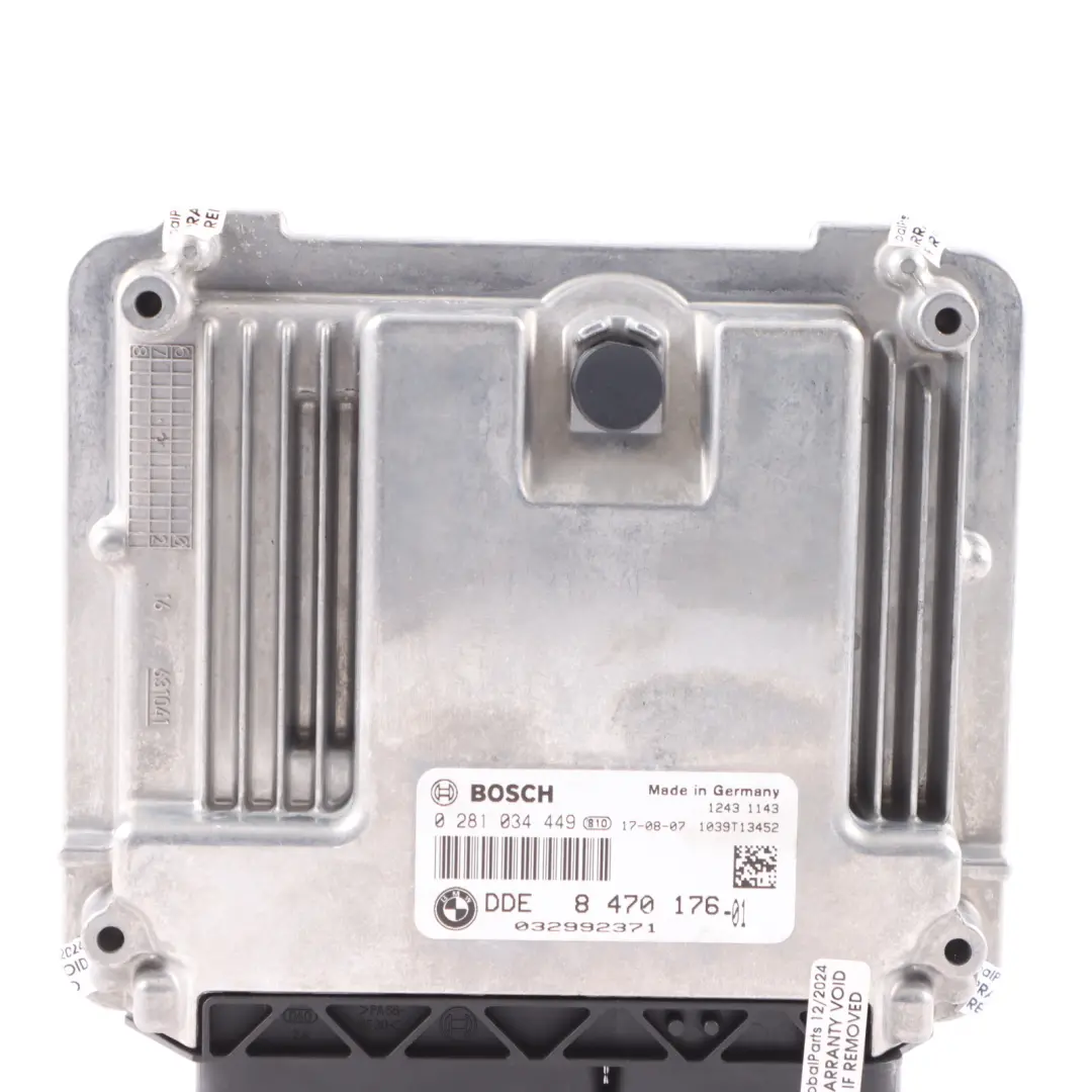B47 Diesel Engine Control Unit ECU DDE Automatic to Mini F60 Cooper S with Part number 8470176 Mini F60 Cooper S B47 Diesel Engine Control Unit ECU DDE Automatic - SKU 8470176-3 - Part number 8470176