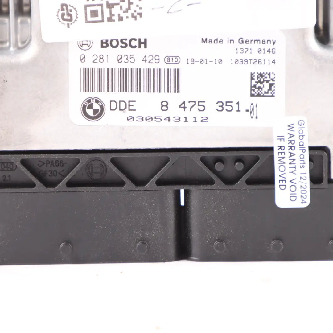 30dX N57 258HP Engine ECU Kit DDE BDC Key Automatic to BMW X5 F15 X6 F16 with Part number 8475351 BMW X5 F15 X6 F16 30dX N57 258HP Engine ECU Kit DDE BDC Key Automatic - SKU 8475351-1 - Part number 8475351