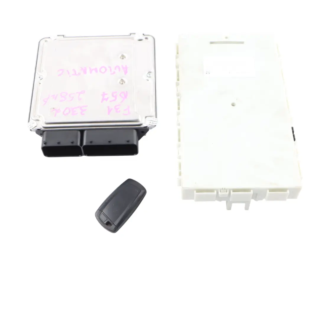 BMW F30 F31 N57N 330d 258HP Diesel Engine ECU Kit DDE FEM Key Automatic - SKU 8572439-2 - Part number 8572439
