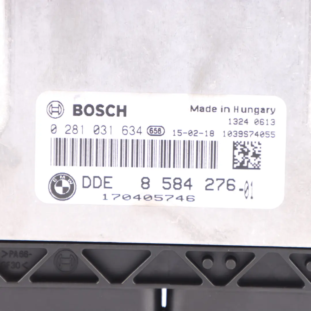 BMW F30 F31 320D Unité Commande Du Moteur ECU DDE Ed Diesel N47N 163HP - SKU 8584276 - Numéro de pièce 8584276
