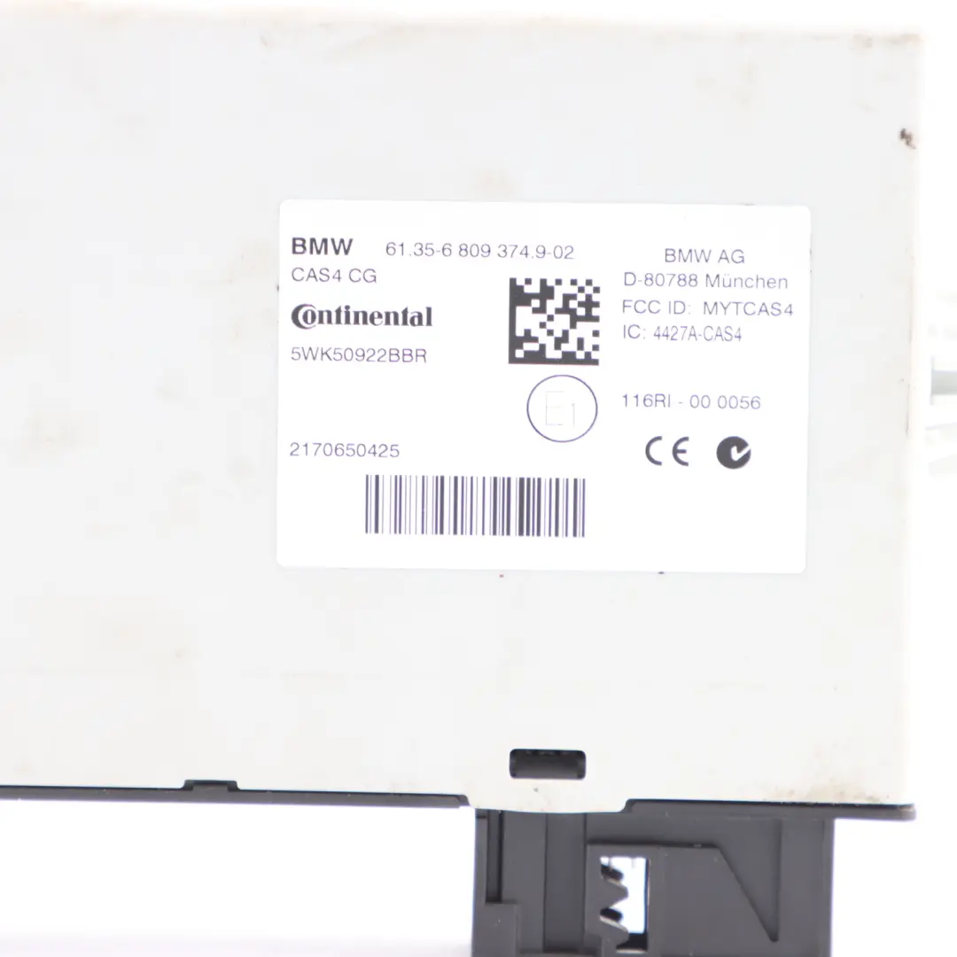 BMW X3 F25 X4 F26 30dX N57N 258HP Control Unit ECU Kit DDE CAS4 + Keys - SKU 8586540-7 - Part number 8586540