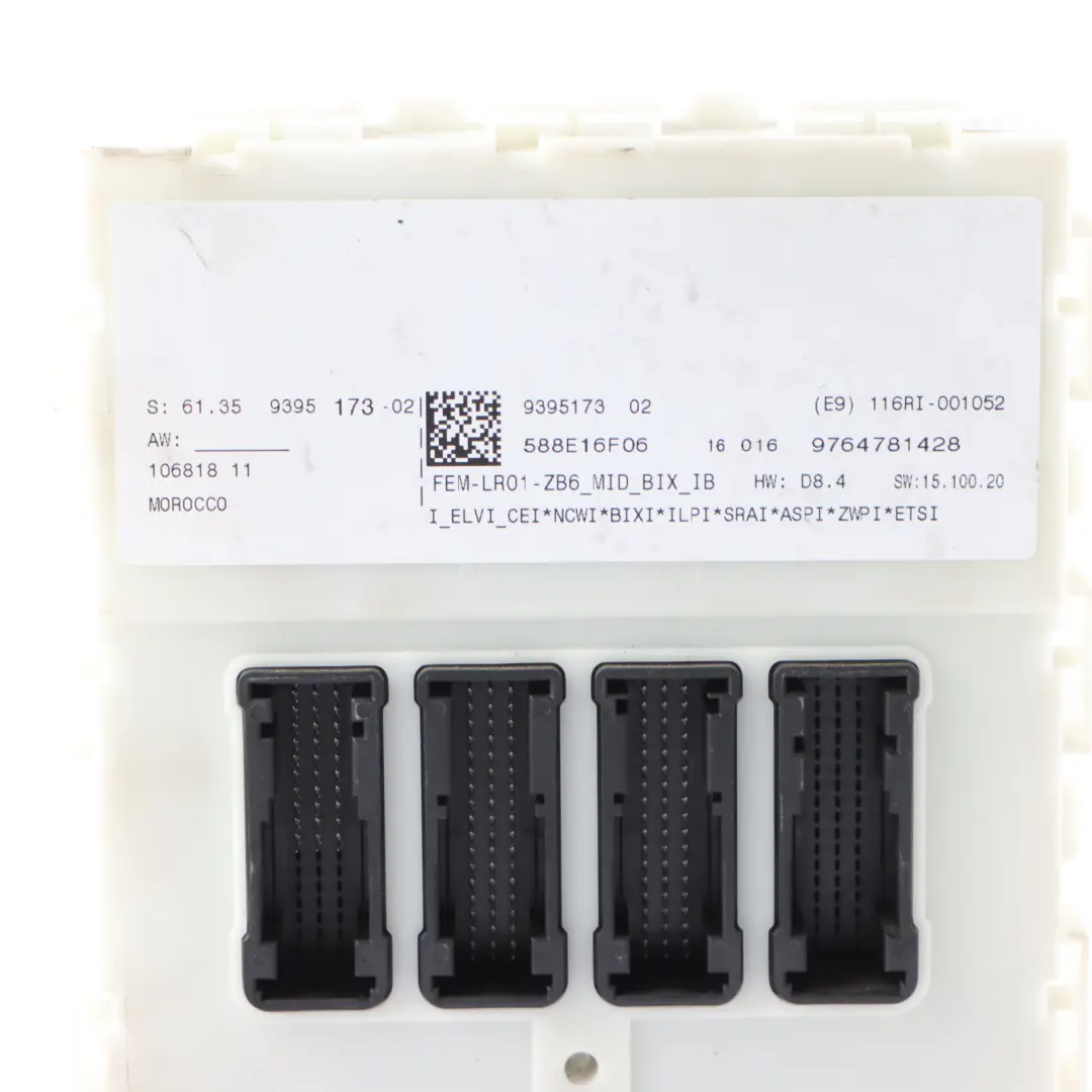 BMW F32 420d B47 Diesel 190HP Engine ECU DDE Kit FEM + Key Automatic - SKU 8591073-9 - Part number 8591073