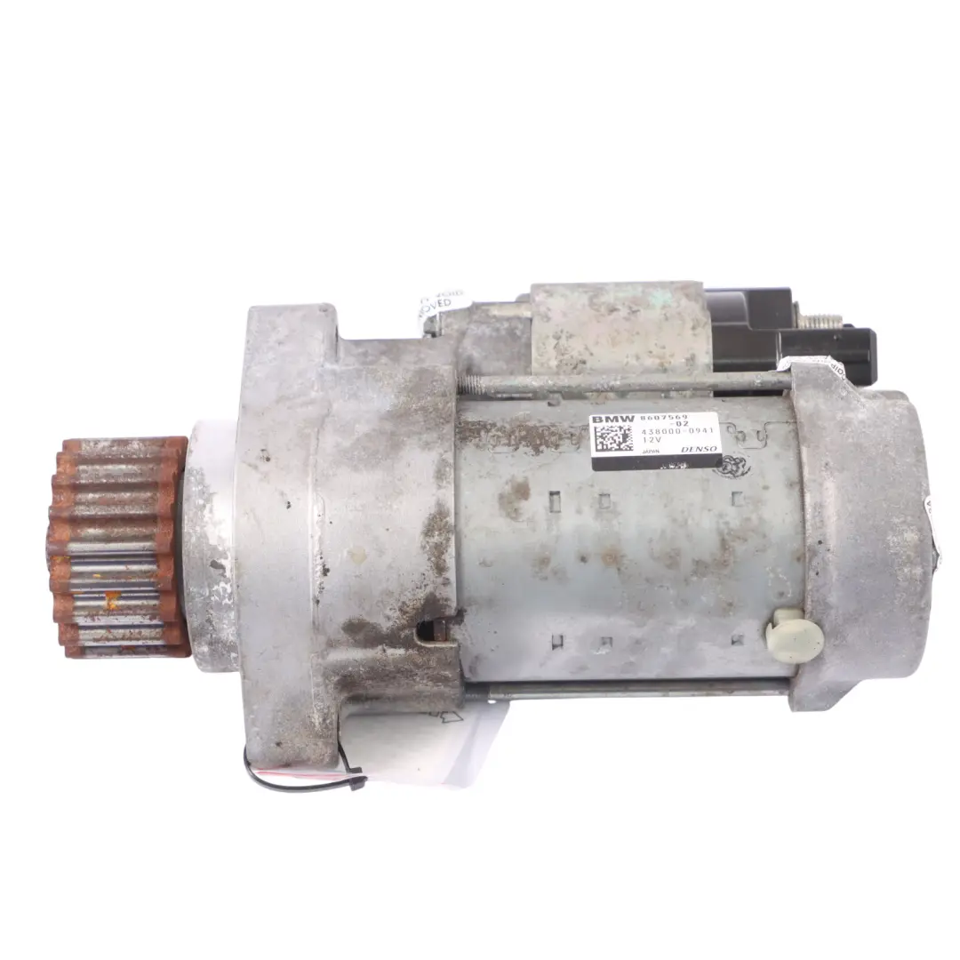 40eX N20 Hybrid Starter Motor Automatic Transmission to BMW X5 F15 with Part number 8607569 BMW X5 F15 40eX N20 Hybrid Starter Motor Automatic Transmission - SKU 8607569 - Part number 8607569
