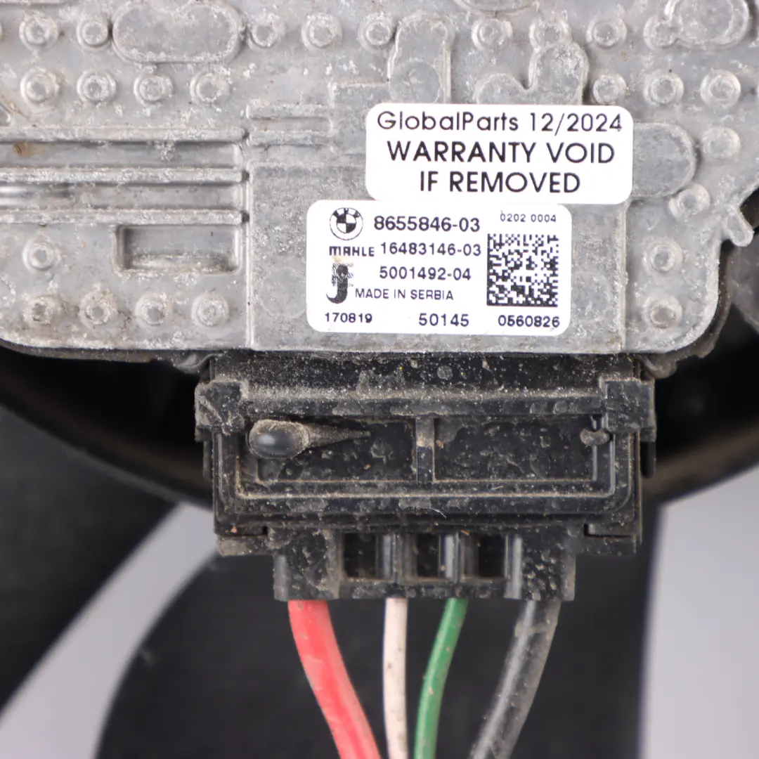 Fan Motor BMW G30 G32 Cooling Radiator Fan Engine 600W Diesel to with Part number 8655846 Fan Motor BMW G30 G32 Cooling Radiator Fan Engine 600W Diesel - SKU 8655846 - Part number 8655846
