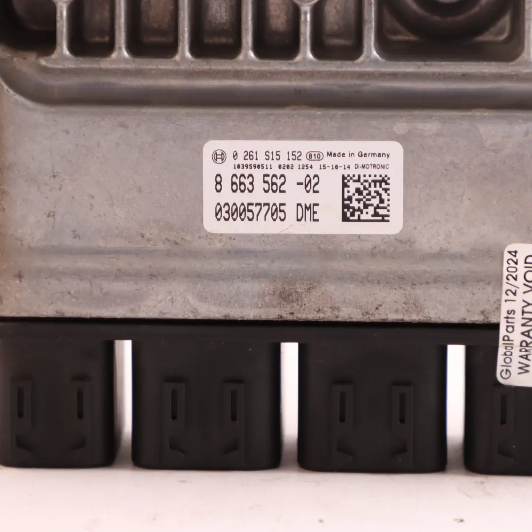 184HP Engine Control Unit ECU Automatic to BMW F30 LCI 320i B48 with Part number 8663562 BMW F30 LCI 320i B48 184HP Engine Control Unit ECU Automatic - SKU 8663562 - Part number 8663562