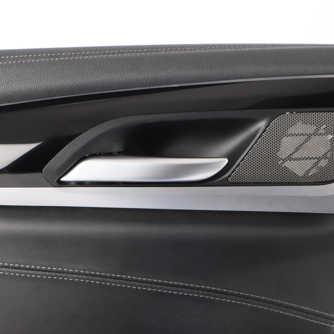 X4M F98 Door Card Panel Trim Leather Merino Black Rear Left N/S to BMW with Part number 8747057 BMW X4M F98 Door Card Panel Trim Leather Merino Black Rear Left N/S - SKU 8747057 - Part number 8747057