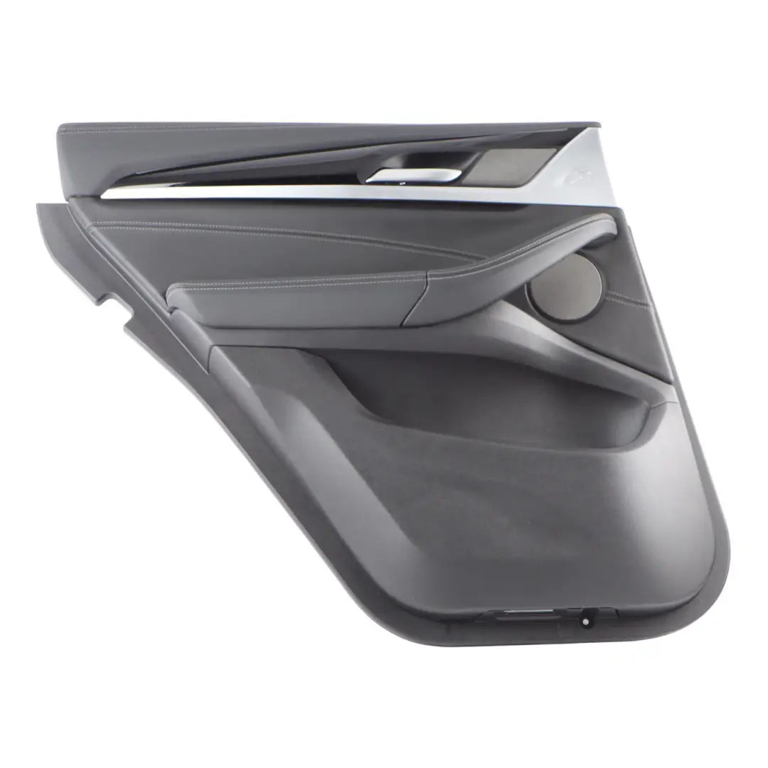BMW X4M F98 Door Card Panel Trim Leather Merino Black Rear Left N/S - SKU 8747057 - Part number 8747057