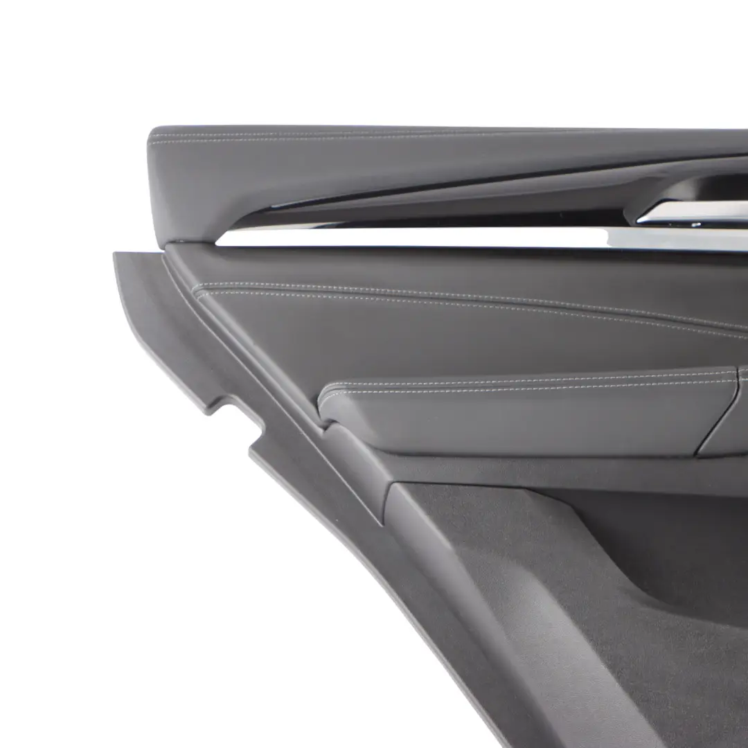 BMW X4M F98 Door Card Panel Trim Leather Merino Black Rear Left N/S - SKU 8747057 - Part number 8747057