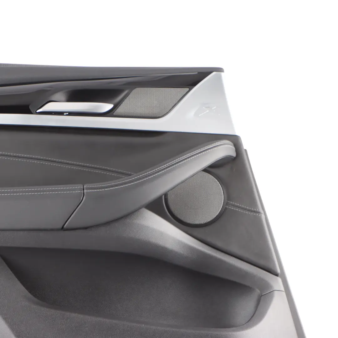 X4M F98 Door Card Panel Trim Leather Merino Black Rear Left N/S to BMW with Part number 8747057 BMW X4M F98 Door Card Panel Trim Leather Merino Black Rear Left N/S - SKU 8747057 - Part number 8747057