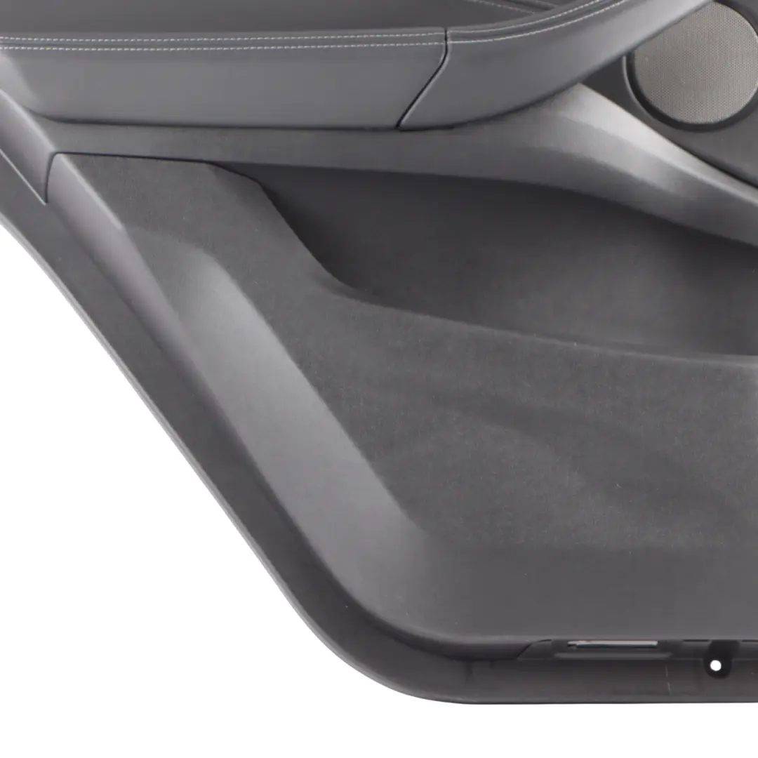 X4M F98 Door Card Panel Trim Leather Merino Black Rear Left N/S to BMW with Part number 8747057 BMW X4M F98 Door Card Panel Trim Leather Merino Black Rear Left N/S - SKU 8747057 - Part number 8747057