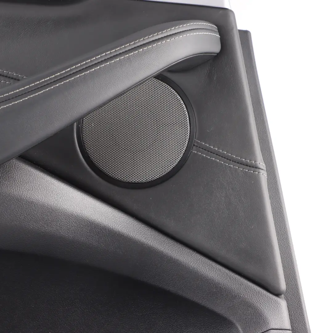 BMW X4M F98 Door Card Panel Trim Leather Merino Black Rear Left N/S - SKU 8747057 - Part number 8747057