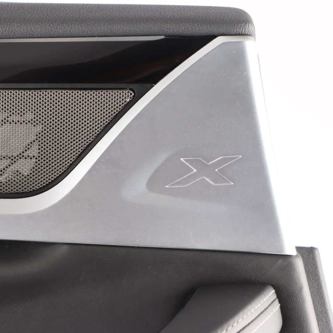 X4M F98 Door Card Panel Trim Leather Merino Black Rear Left N/S to BMW with Part number 8747057 BMW X4M F98 Door Card Panel Trim Leather Merino Black Rear Left N/S - SKU 8747057 - Part number 8747057