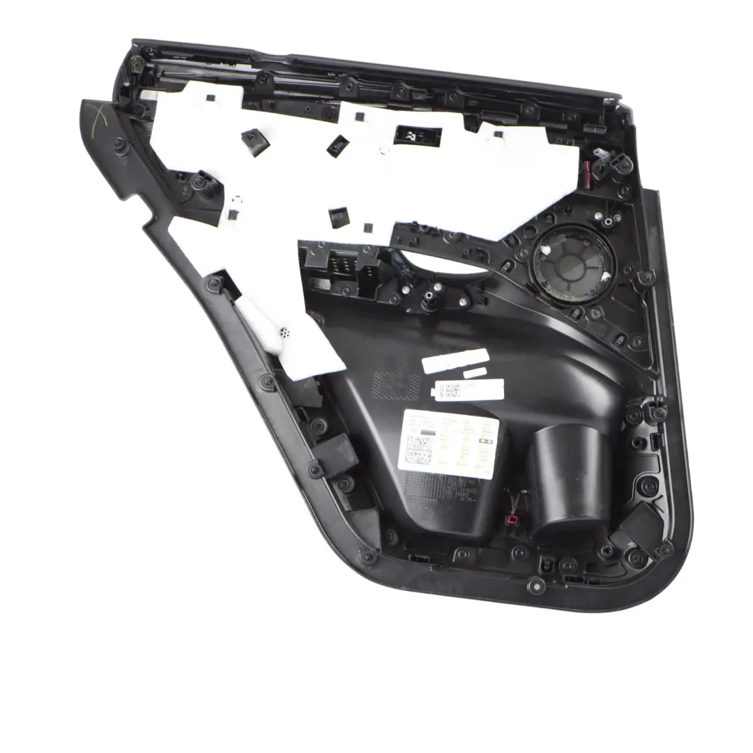 X4M F98 Door Card Panel Trim Leather Merino Black Rear Right O/S to BMW with Part number 8747058 BMW X4M F98 Door Card Panel Trim Leather Merino Black Rear Right O/S - SKU 8747058 - Part number 8747058