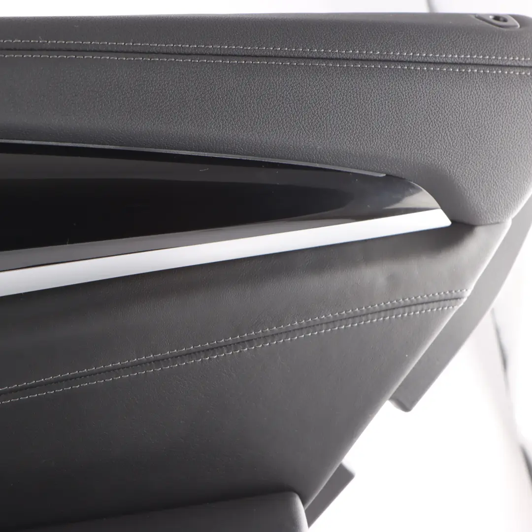 X4M F98 Door Card Panel Trim Leather Merino Black Rear Right O/S to BMW with Part number 8747058 BMW X4M F98 Door Card Panel Trim Leather Merino Black Rear Right O/S - SKU 8747058 - Part number 8747058