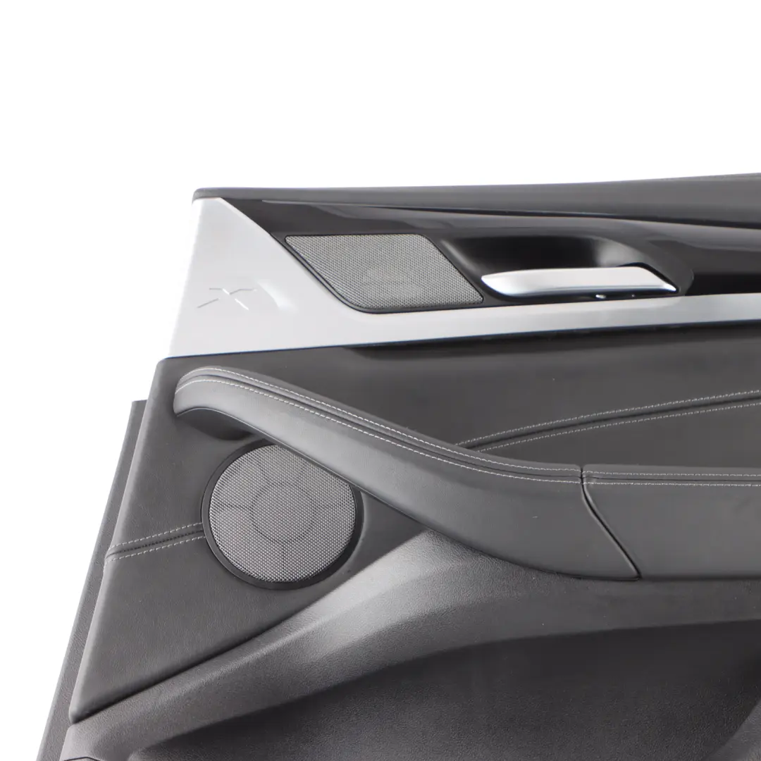 X4M F98 Door Card Panel Trim Leather Merino Black Rear Right O/S to BMW with Part number 8747058 BMW X4M F98 Door Card Panel Trim Leather Merino Black Rear Right O/S - SKU 8747058 - Part number 8747058
