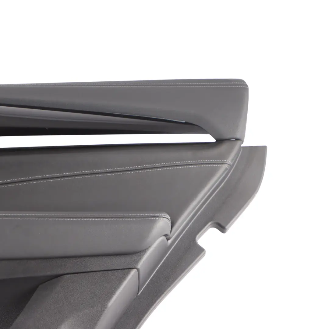 X4M F98 Door Card Panel Trim Leather Merino Black Rear Right O/S to BMW with Part number 8747058 BMW X4M F98 Door Card Panel Trim Leather Merino Black Rear Right O/S - SKU 8747058 - Part number 8747058