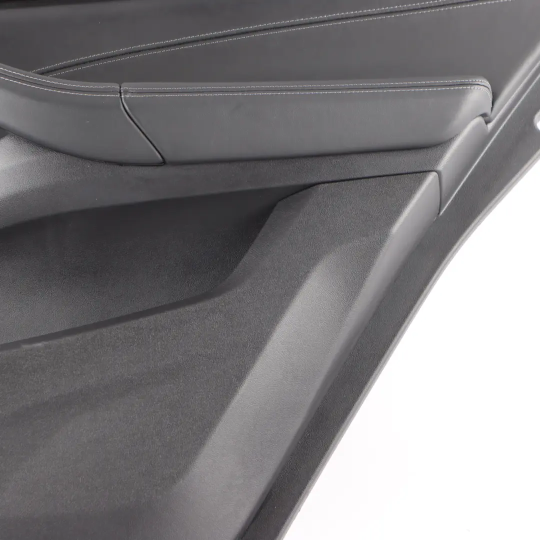 X4M F98 Door Card Panel Trim Leather Merino Black Rear Right O/S to BMW with Part number 8747058 BMW X4M F98 Door Card Panel Trim Leather Merino Black Rear Right O/S - SKU 8747058 - Part number 8747058
