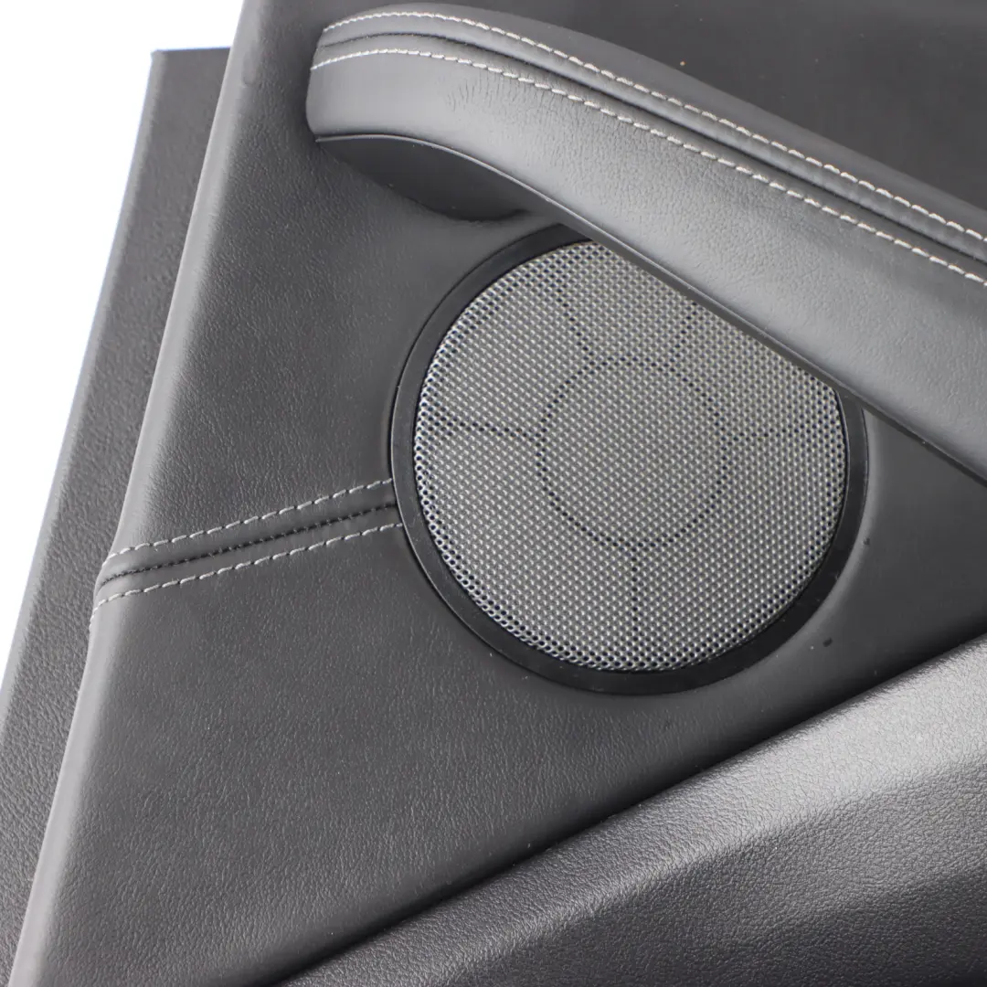 X4M F98 Door Card Panel Trim Leather Merino Black Rear Right O/S to BMW with Part number 8747058 BMW X4M F98 Door Card Panel Trim Leather Merino Black Rear Right O/S - SKU 8747058 - Part number 8747058