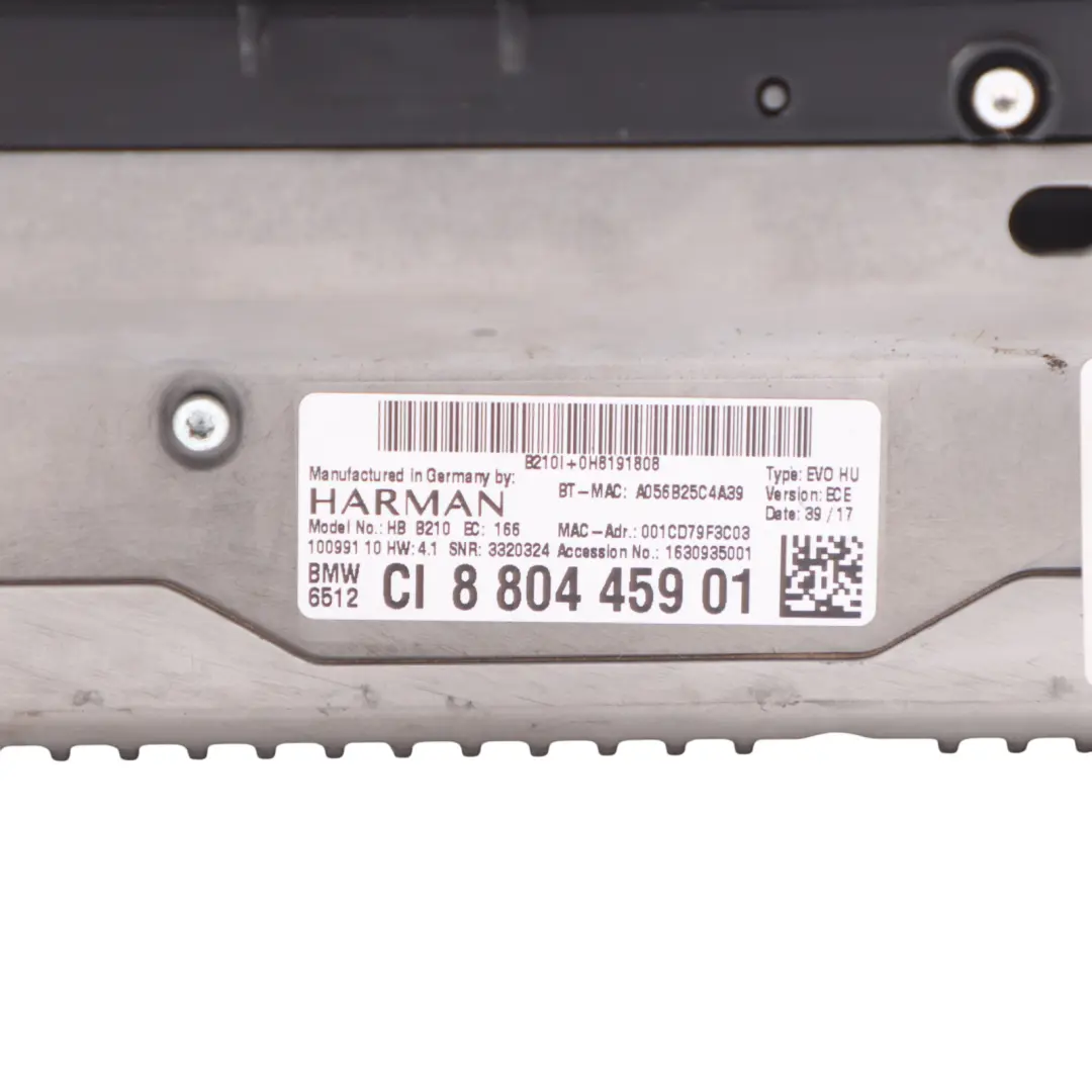 BMW F20 F21 F30 F31 LCI G30 G31 G11 Unité principale navigation Sat Nav Haut 2 - SKU 8804459 - Numéro de pièce 8804459