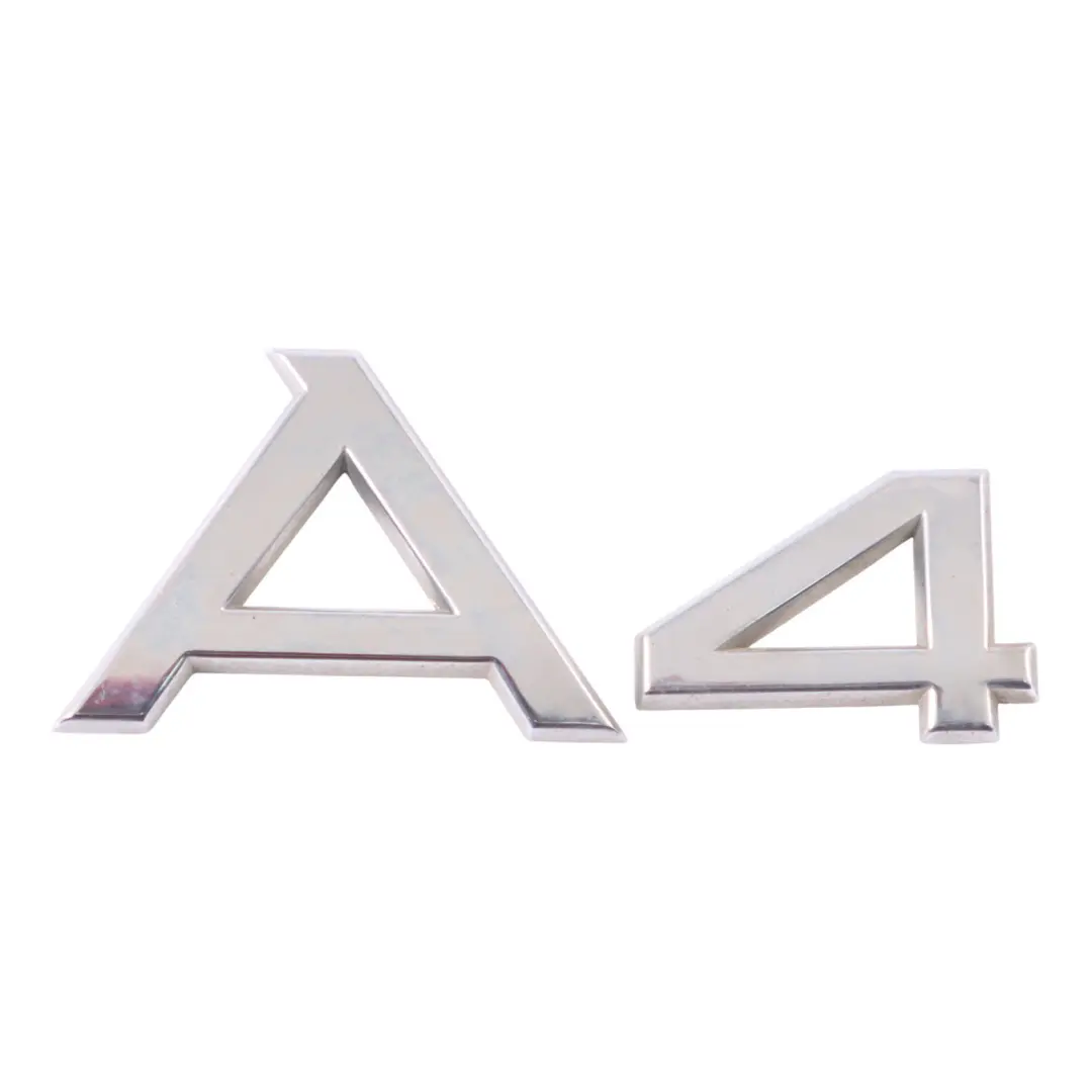 Audi A4 B8 Badge de coffre arrière Badge Emblem Chrome A4 Lettering - SKU 8H0853741 - Numéro de pièce 8H0853741