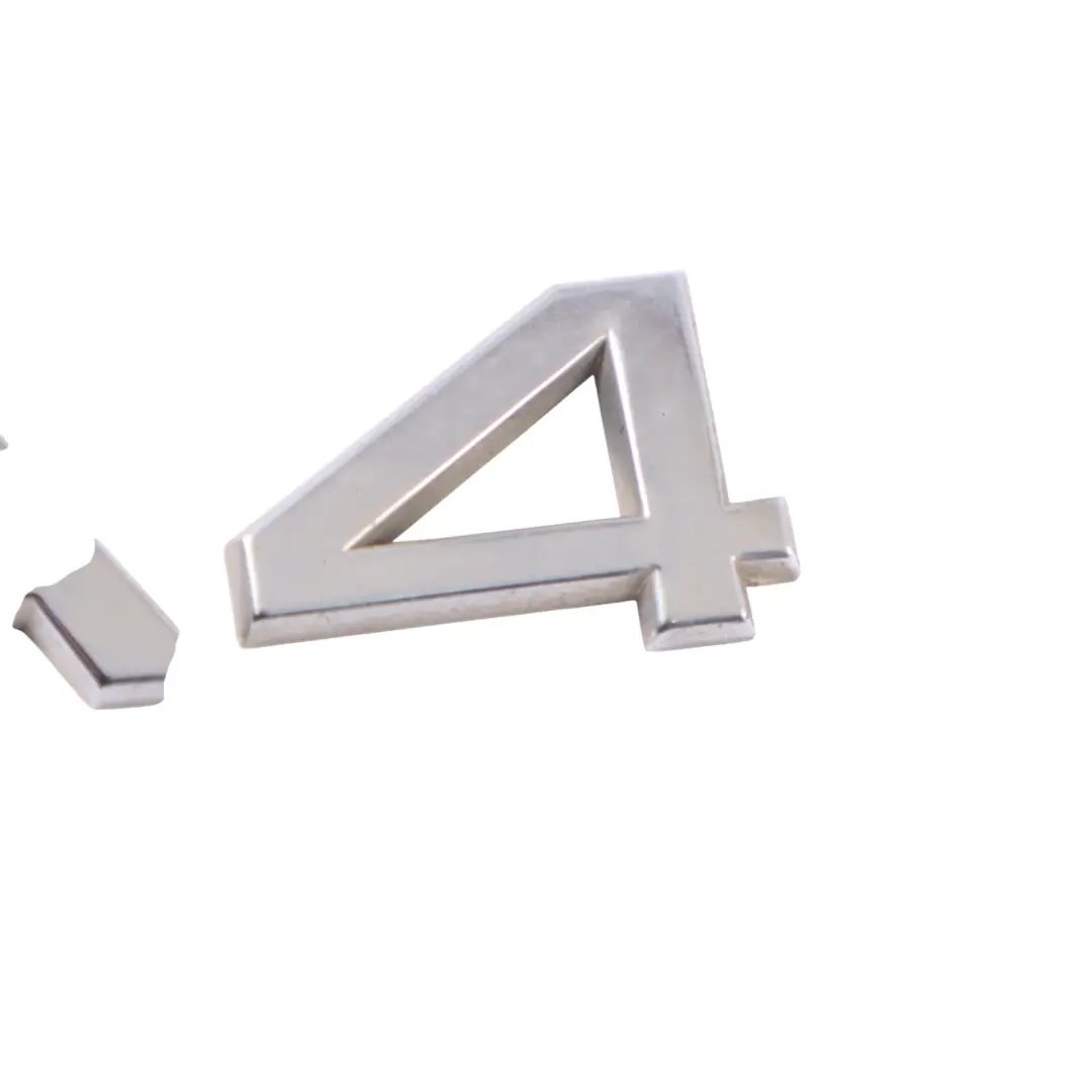 Tronco Trasero Escotilla Bota Insignia Emblema Cromo A4 para Audi A4 B8 con número de pieza 8H0853741 Audi A4 B8 Tronco Trasero Escotilla Bota Insignia Emblema Cromo A4 - SKU 8H0853741 - Número de pieza 8H0853741