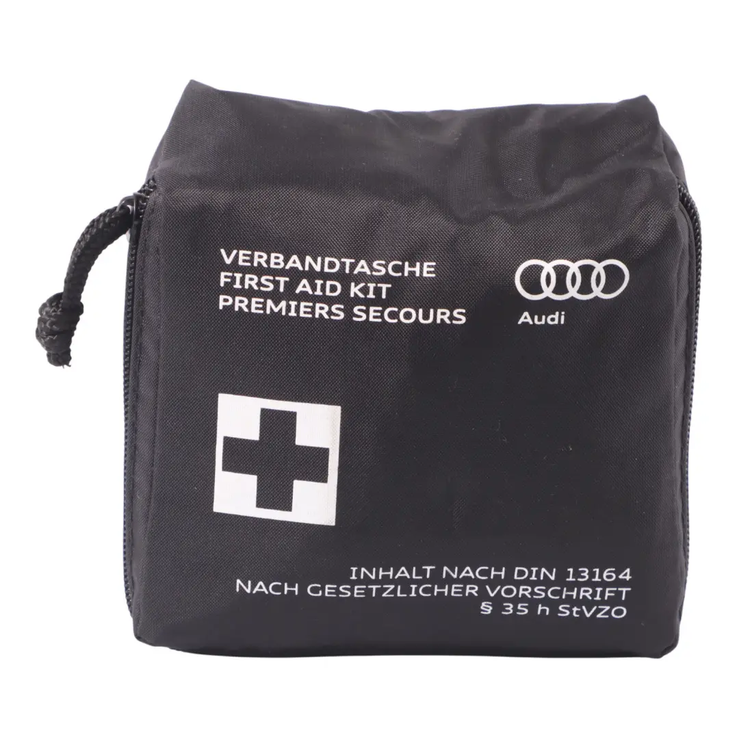 Kit universale pronto soccorso medico d'emergenza Astuccio nero per Audi con numero di parte 8J7860282B Audi Kit universale pronto soccorso medico d'emergenza Astuccio nero - SKU 8J7860282B - Numero di parte 8J7860282B