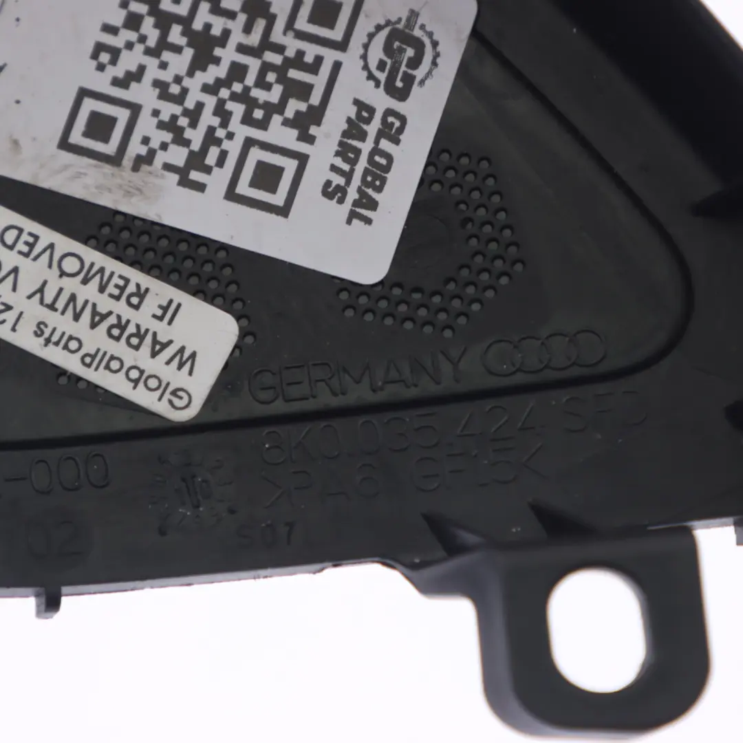 Front Tweeter Cover Speaker Triangle Trim Right O/S A to Audi A4 B8 with Part number 8K0035424 Audi A4 B8 Front Tweeter Cover Speaker Triangle Trim Right O/S A - SKU 8K0035424 - Part number 8K0035424