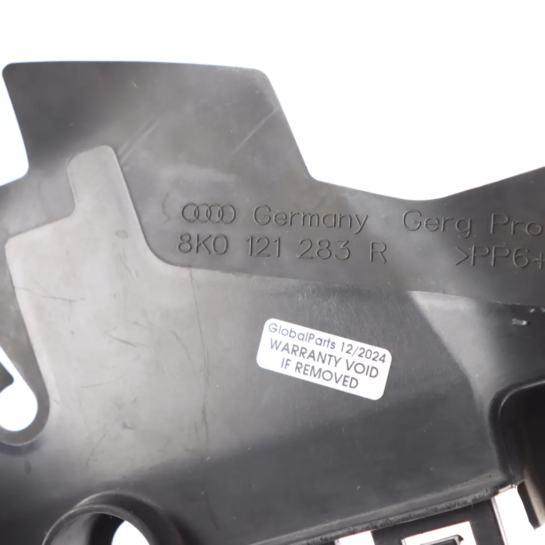 Guide Left N/S Coolant Radiator to Audi RS4 B8 Avant 4.2 Petrol FSI Air with Part number 8K0121283R Audi RS4 B8 Avant 4.2 Petrol FSI Air Guide Left N/S Coolant Radiator - SKU 8K0121283R - Part number 8K0121283R