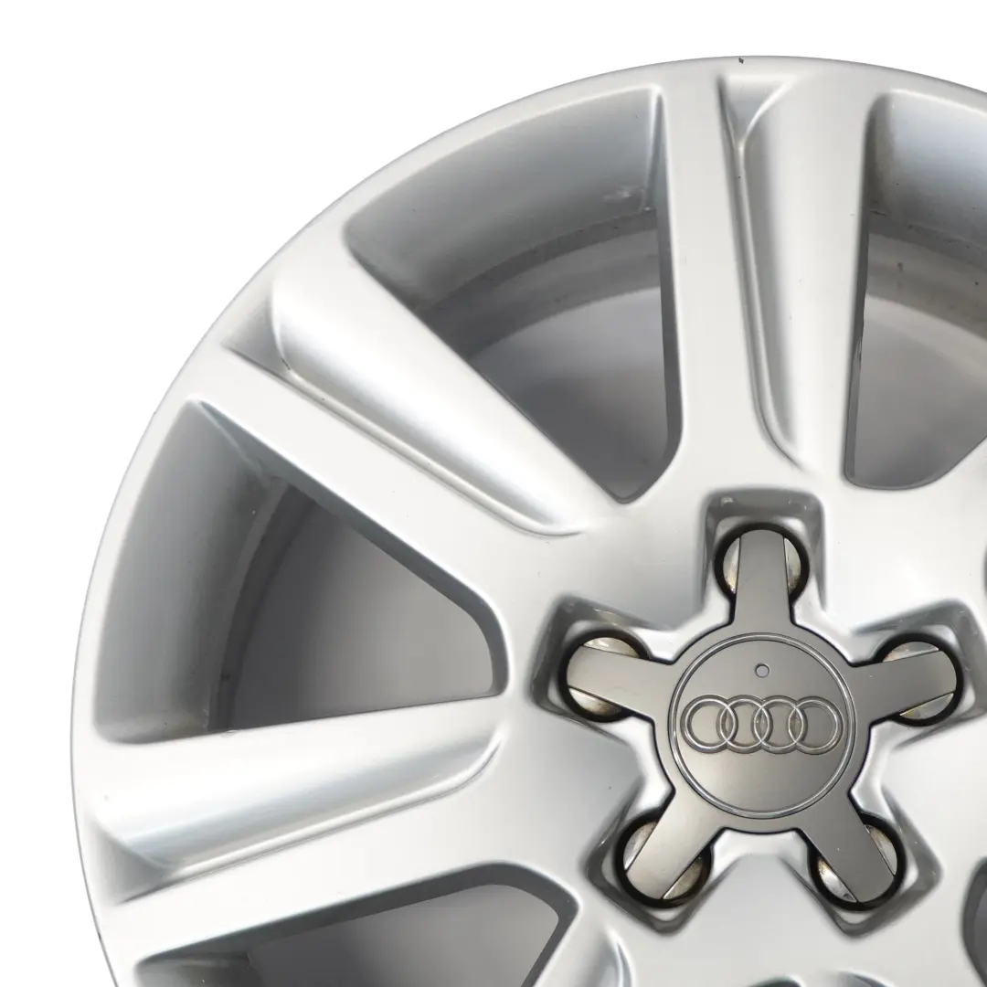 Audi A4 B8 A5 8T Jante argentée en alliage 17" ET:45 7,5J 8K0601025B - SKU 8K0601025B-2 - Numéro de pièce 8K0601025B-2