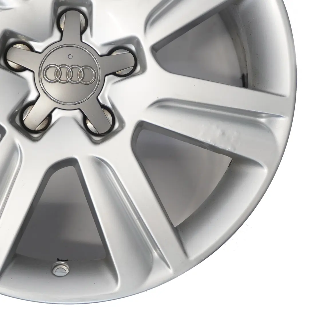 Audi A4 B8 A5 8T Jante argentée en alliage 17" ET:45 7,5J 8K0601025B - SKU 8K0601025B-2 - Numéro de pièce 8K0601025B-2