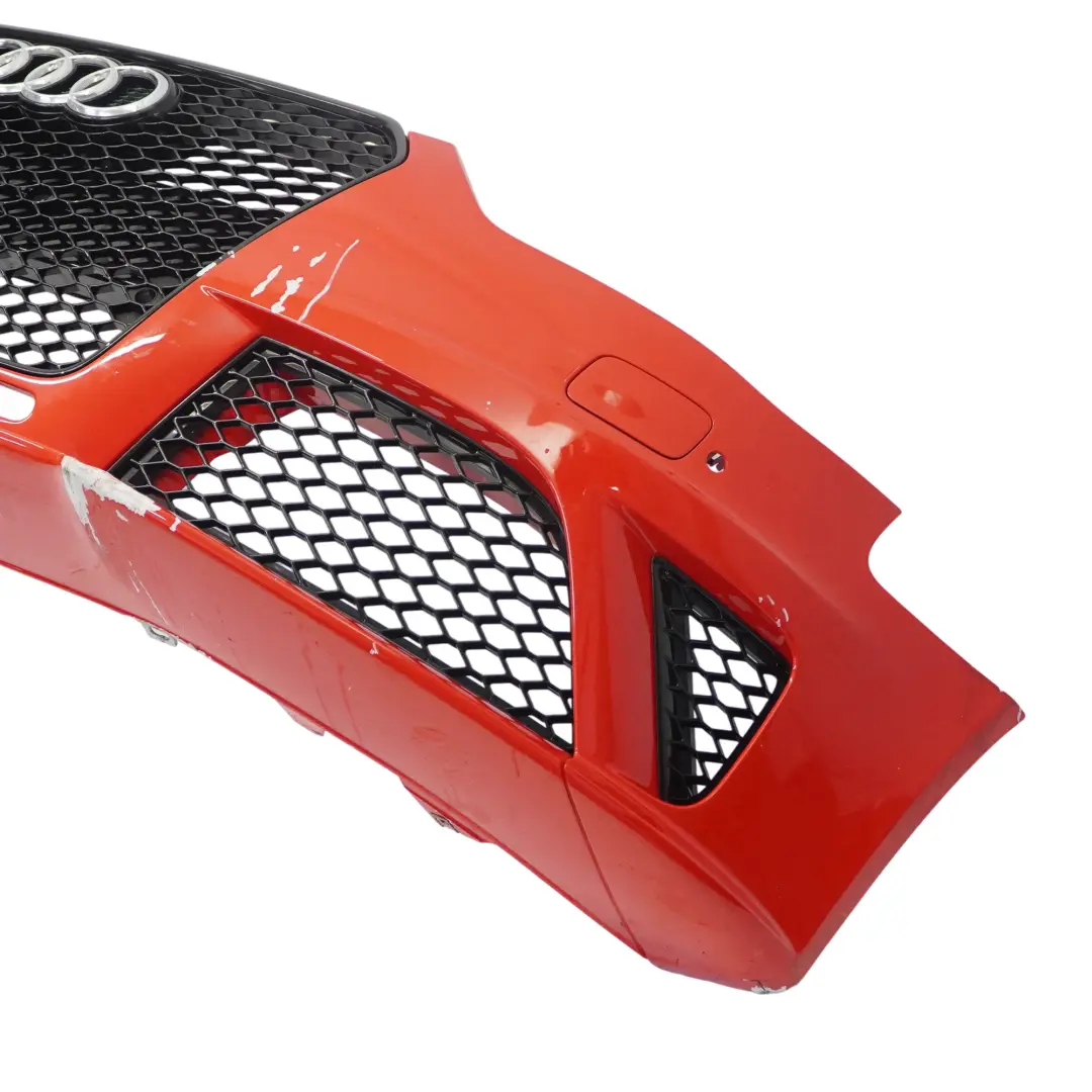 Audi RS4 B8 Front Bumper Trim Panel Cover Misano Red Pearl - Z3M - SKU 8K0807065J-MRE - Part number 8K0807065J