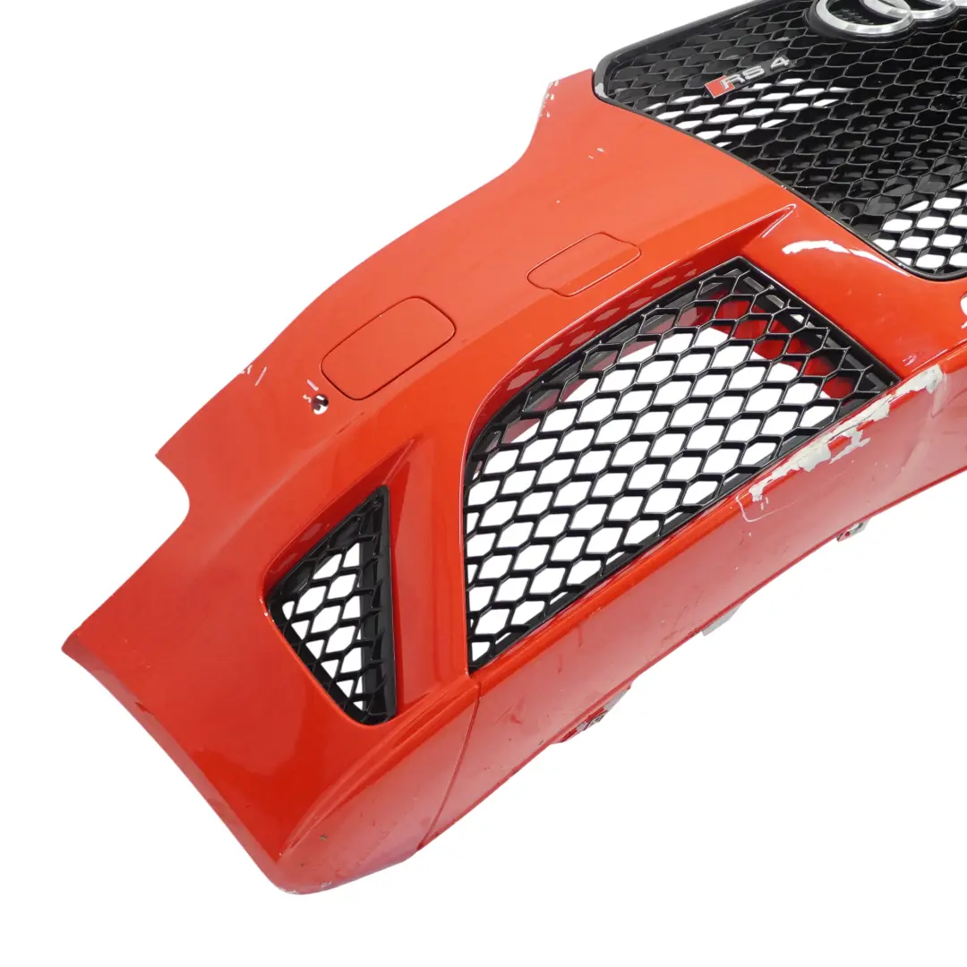 Audi RS4 B8 Front Bumper Trim Panel Cover Misano Red Pearl - Z3M - SKU 8K0807065J-MRE - Part number 8K0807065J