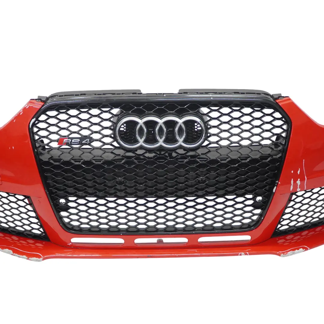 Audi RS4 B8 Front Bumper Trim Panel Cover Misano Red Pearl - Z3M - SKU 8K0807065J-MRE - Part number 8K0807065J