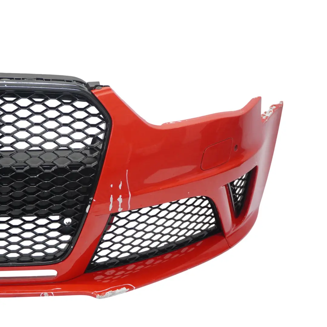 Audi RS4 B8 Front Bumper Trim Panel Cover Misano Red Pearl - Z3M - SKU 8K0807065J-MRE - Part number 8K0807065J