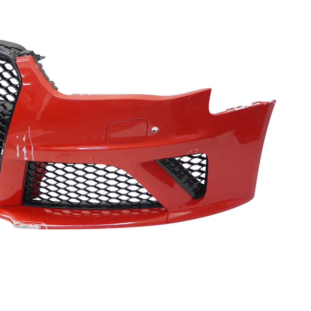 Audi RS4 B8 Zderzak Przedni Misano Red Pearl Czerwony - Z3M - SKU 8K0807065J-MRE - Numer Części 8K0807065J