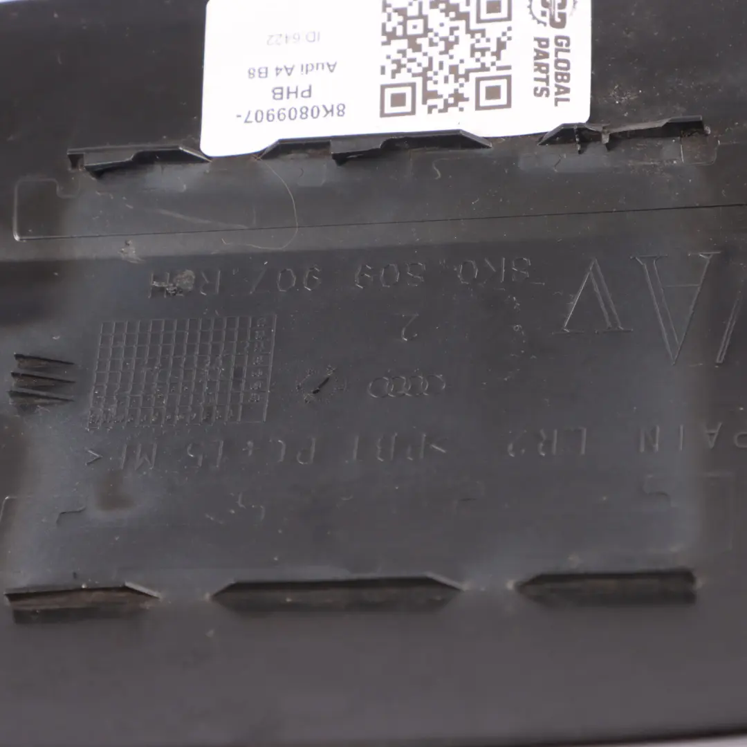 Audi A4 B8 Capuchon de trappe à carburant noir fantôme - Z9Y 8K0809907 - SKU 8K0809907-PHB - Numéro de pièce 8K0809907-PHB
