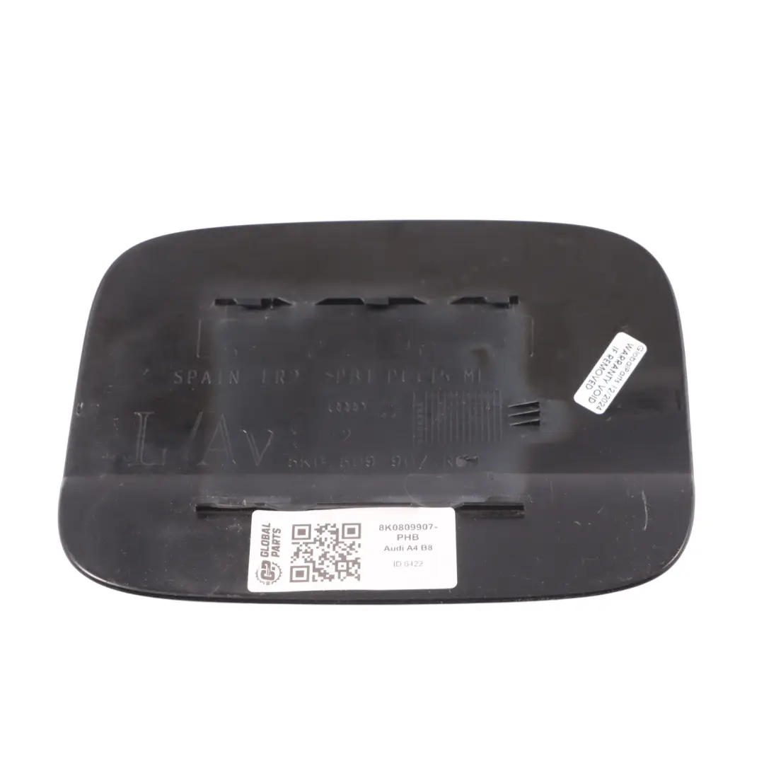 Audi A4 B8 Capuchon de trappe à carburant noir fantôme - Z9Y 8K0809907 - SKU 8K0809907-PHB - Numéro de pièce 8K0809907-PHB