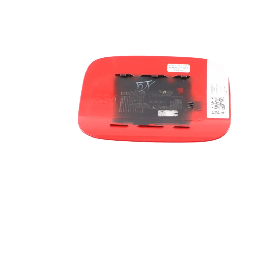 Audi RS4 B8 Fuel Tank Filler Flap Cap Cover Trim Misano Red Pearl Z3M - SKU 8K0809907C-MRE - Part number 8K0809907C